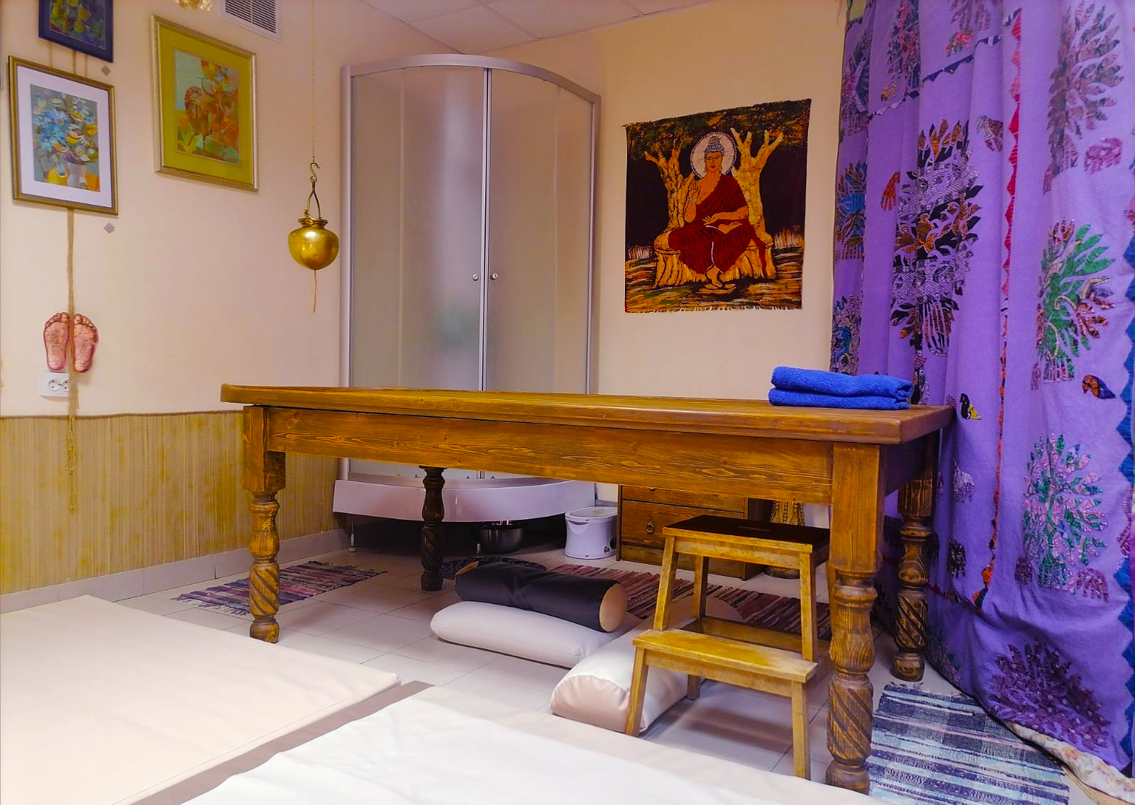 интерьер студии массажа Шанкара во Владимире